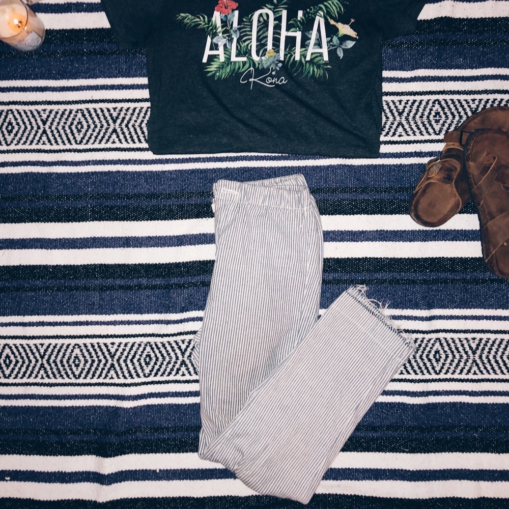 Brandy striped pants